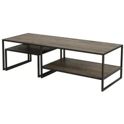 INTERIOR'S - Tables basses gigognes bois marron - manufacture interior's