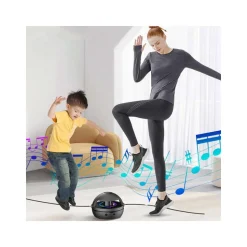 JARDINDECO - Corde à sauter horizontale avec système audio bluetooth dual jump