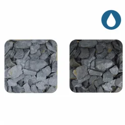 JARDINEX - Ardoise bleue 30/60 mm - big bag 1t (13 m²) - bleu/gris