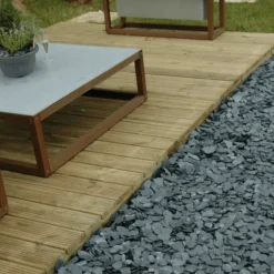 JARDINEX - Ardoise bleue 30/60 mm - big bag 1t (13 m²) - bleu/gris