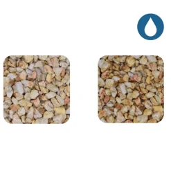 JARDINEX - Gravier roulé silex orangé 8/16 mm- big bag 1t (16 m²) - orange