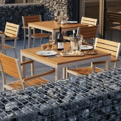 JARDINEX - Roche gris bleu pour gabion et aménagement (80/150 mm)-big bag 1t - gris bleu