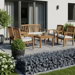 JARDINEX - Roche gris bleu pour gabion et aménagement (80/150 mm)-big bag 1t - gris bleu