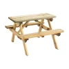JARDIPOLYS - Table pique-nique bois pour enfant wapiti
