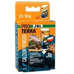 JBL - Calcium Powder, complément de minéraux pour reptiles : 2x16g
