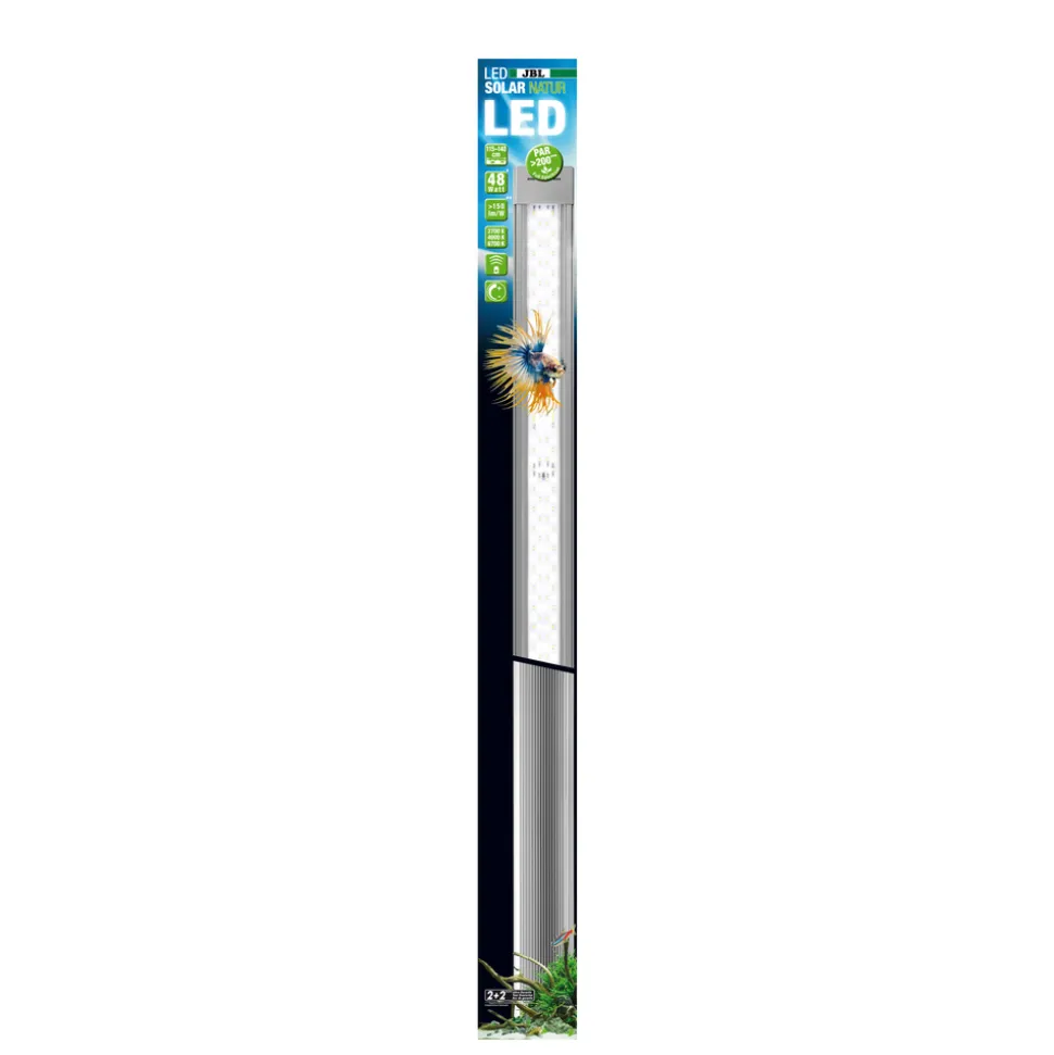 JBL - Rampe d'éclairage Led pour aquarium, Solar Natur 48W - 1149 à 1200mm