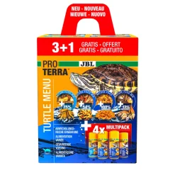 JBL - Turtle Menu, alimentation pour tortues d'eau : 250ml - 3+1 offert
