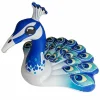 JET LAG - Bouée gonflable paon - l. 150 cm - bleu