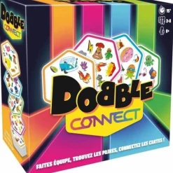 Jeu de société - zygomatic - dobble connect alignez les hexagones et trouvez la paire