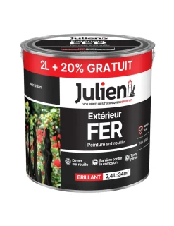 JULIEN - Peinture extérieur fer antirouille 2l+20%gratuit - julien