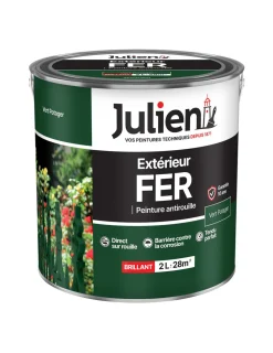 JULIEN - Peinture extérieur fer antirouille 2l - julien