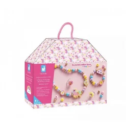 JURATOYS-JANOD - Atelier créatif : 4 bijoux en bois à créer - thème arc-en-ciel et licornes