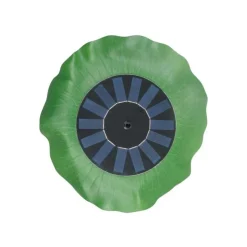 JUST SUN - Fontaine solaire flottante feuille de lotus