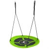 KANGUI - Balançoire ronde nid d'oiseau rond ø100cm - vert - charge 150kg maxi