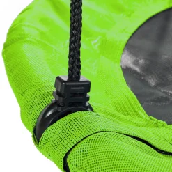 KANGUI - Balançoire ronde nid d'oiseau rond ø100cm - vert - charge 150kg maxi