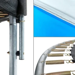 KANGUI - Kangui - trampoline rond ø180cm avec filet de sécurité - ralli 180