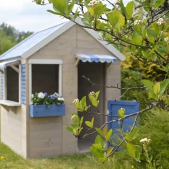 KANGUI - Maison de jardin enfant extérieur - cabane en bois avec plancher - toit étanche