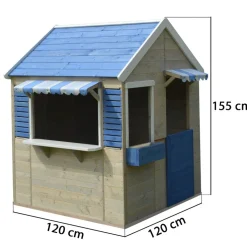 KANGUI - Maison de jardin enfant extérieur - cabane en bois avec plancher - toit étanche