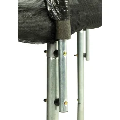 KANGUI - Trampoline rond bleu ø430cm avec filet, échelle, bâche et kit ancrage