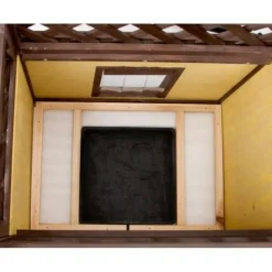 KERBL - Maison pour chat - kerbl - 4-seasons deluxe - 88 x 57 x 77 cm