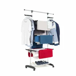 KITCHEN MOVE - Etendoir à linge ultima noir acier 25m