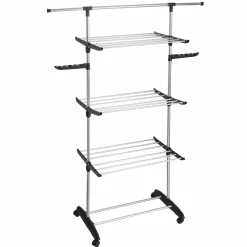 KITCHEN MOVE - Etendoir à linge ultima noir acier 18m