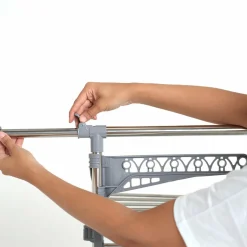 KITCHEN MOVE - Etendoir à linge et accessoires extra gris acier 25m