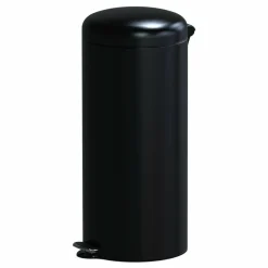 KITCHEN MOVE - Poubelle de cuisine à pédale urban noir acier inoxydable 30 l