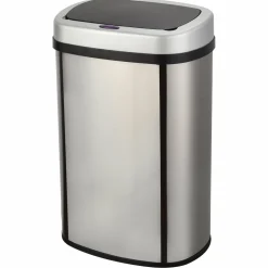 KITCHEN MOVE - Poubelle de cuisine automatique majestic argent acier inoxydable 58 l