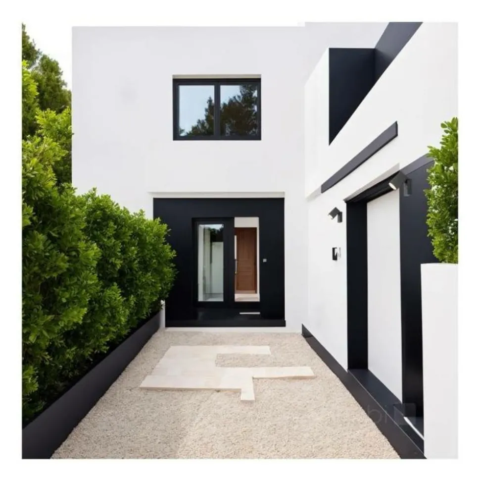 KOBI - Applique murale orientable noir carré en aluminium 165mm design extérieur pour ampoule gu10