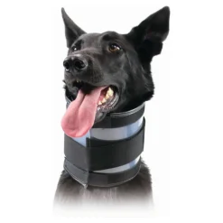 KVP - Collier cervical pour chiens noir (9-36 cm)
