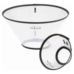 KVP - Collier de protection isabelino pour chiens saf-t-clear transparent (15-23 cm)