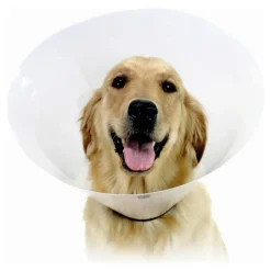 KVP - Collier de protection isabelino pour chiens check transparent (38-50 cm)