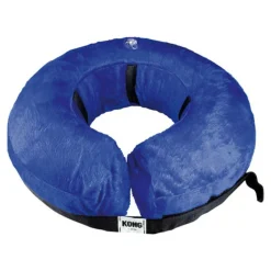 KVP - Collier de récupération pour chiens kong cloud bleu gonflable (25-33 cm)