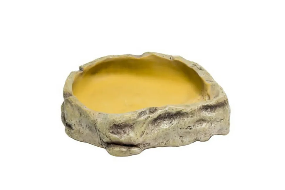 LA FERME TROPICALE - Abreuvoir en résine 20,5 cm - abreuvoir pour reptiles (lézards, serpents, tortues), amphibiens et invertébrés