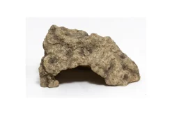 LA FERME TROPICALE - Cachette d'angle medium pour reptile 21,5 x 15 x 12 cm - grotte pour reptiles (lézards, serpents, tortues), amphibiens et inver