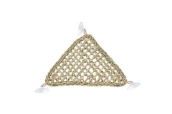 LA FERME TROPICALE - Hamac d'angle pour reptile en fibres naturelles - large - decoration pour lézards type pogona, gecko, iguane