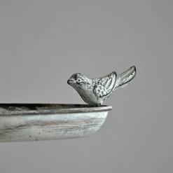 LA GRANDE PRAIRIE - Grande mangeoire oiseaux ombrelle fer à suspendre 33x29x69cm