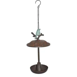 LA GRANDE PRAIRIE - Mangeoire oiseau à suspendre 15x15x46cm