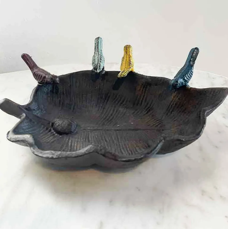 LA GRANDE PRAIRIE - Mangeoire feuille gourmande 23x18x7cm