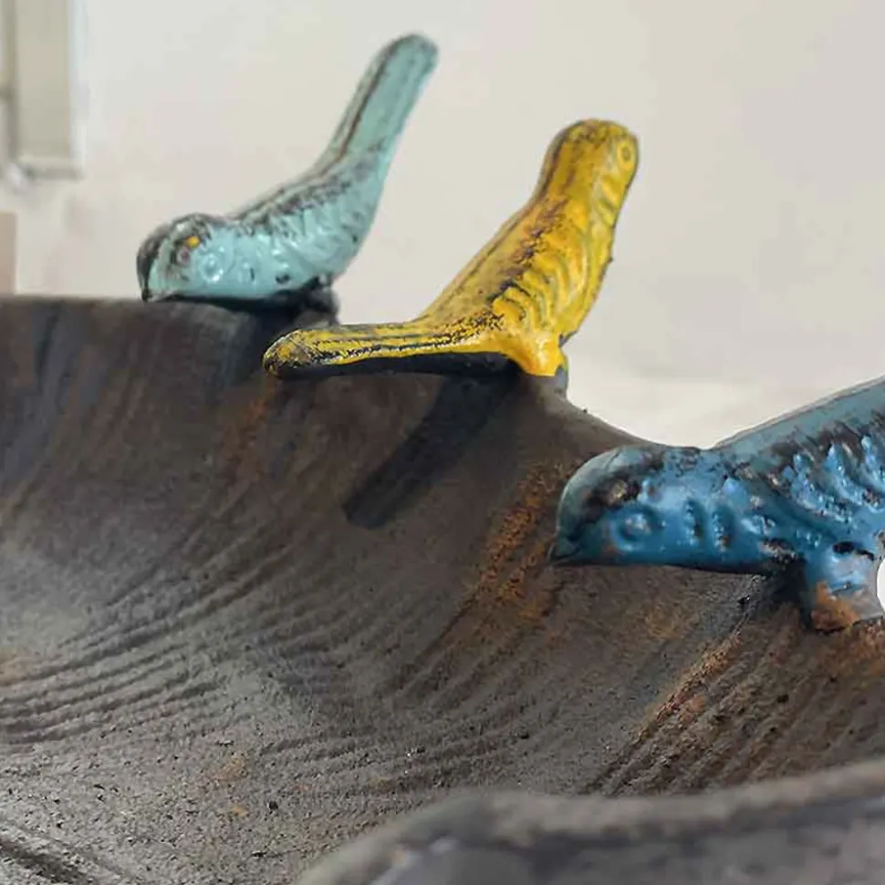 LA GRANDE PRAIRIE - Mangeoire feuille gourmande 23x18x7cm