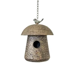 LA GRANDE PRAIRIE - Nichoir champignon fer 19x19x86cm