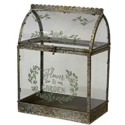 LA GRANDE PRAIRIE - Serre à plante verre 33x20x44cm