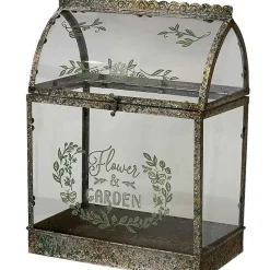 LA GRANDE PRAIRIE - Serre à plante verre 33x20x44cm