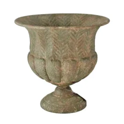 LA GRANDE PRAIRIE - Vase métal 29x29x28cm