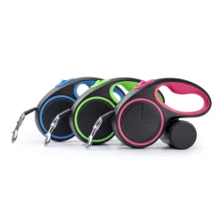 Laisse automatique pour chien rose rouge - mcboson - modèle 3 m