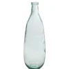 LANA DECO - Vase design en verre "bouteille" 75cm transparent