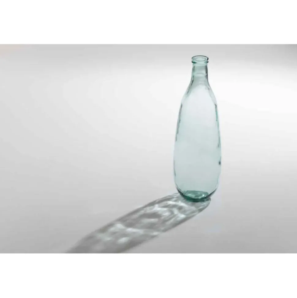 LANA DECO - Vase design en verre "bouteille" 75cm transparent