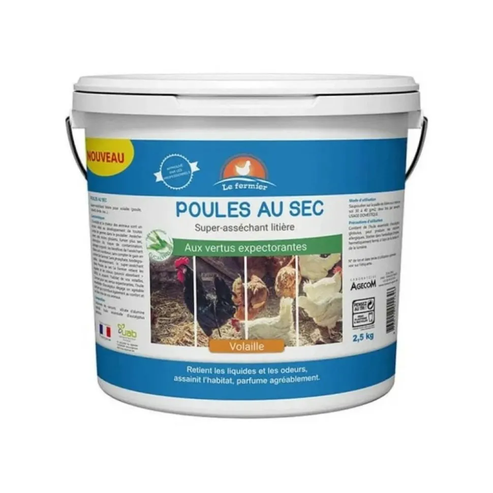 LE FERMIER - Le fermier assechant lit poule au sec 5 kg