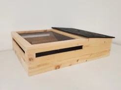 LE LIVET - Terrarium pour tortue de terre en douglas 82,2x62x22 cm